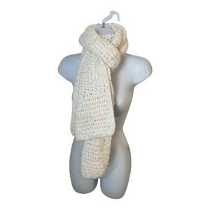 Handmade Scarf Off White /Cream